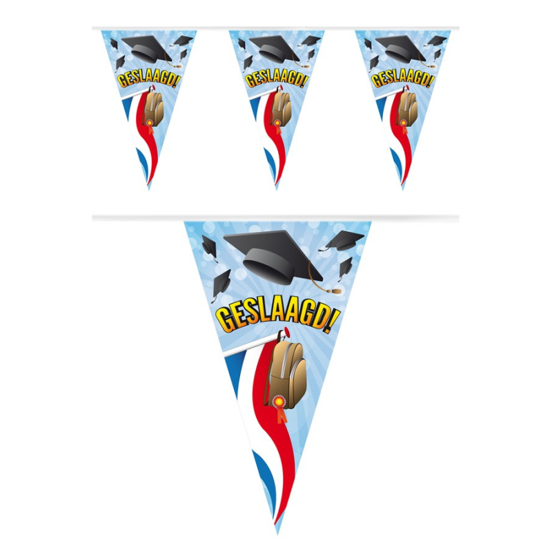 Geslaagd Vlaggenlijn