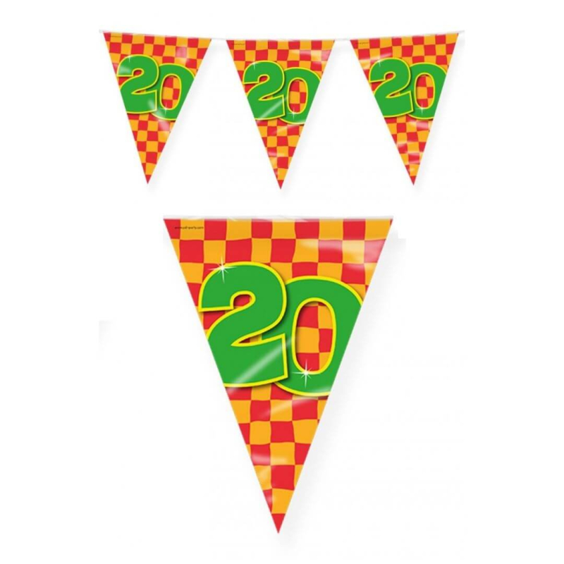 Vlaggenlijn 20 jaar geruit