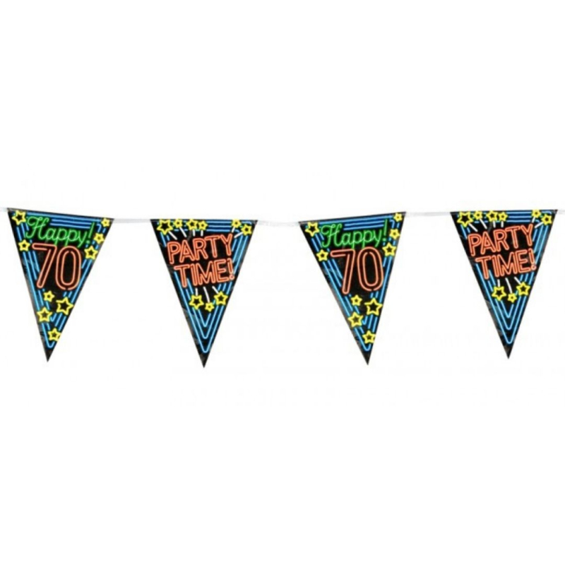 Vlaggenlijn 70 jaar Neon