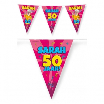 Vlaggenlijn Sarah 50 jaar