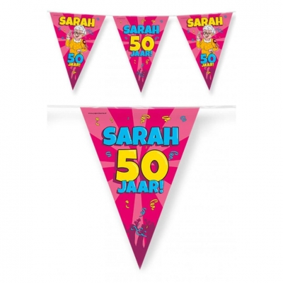 Vlaggenlijn Sarah 50 jaar