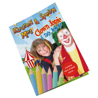 Kleurboek van Clown Jopie en Tante Angelique