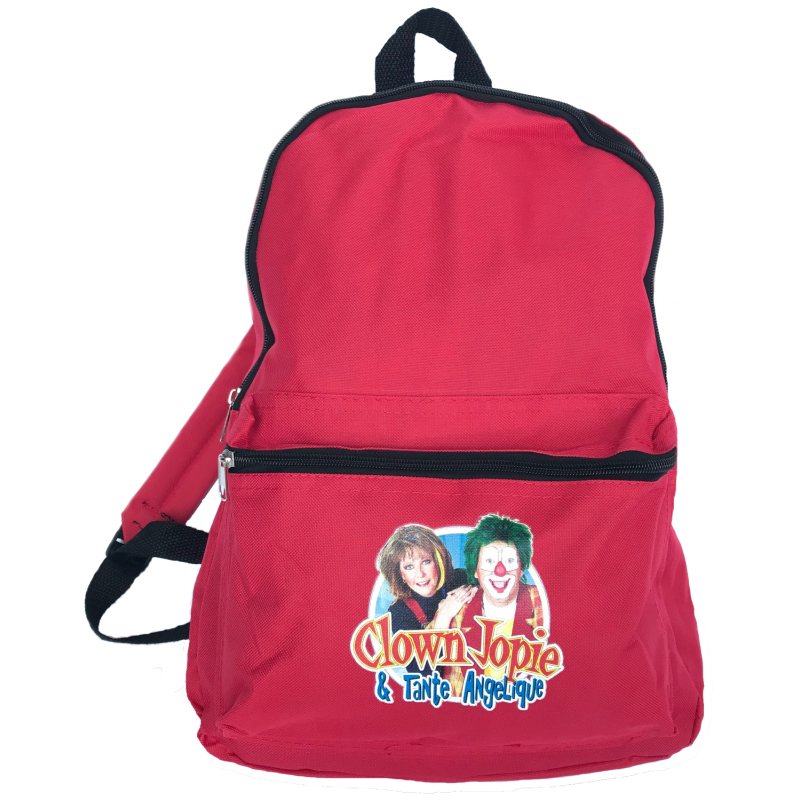 Clown Jopie en Tante Angelique Rugzak