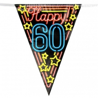 Vlaggenlijn 60 jaar Neon