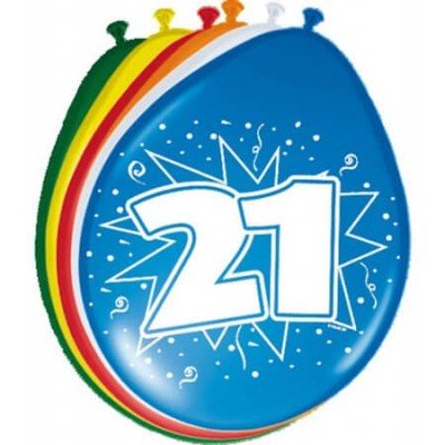 Ballonnen 21 jaar