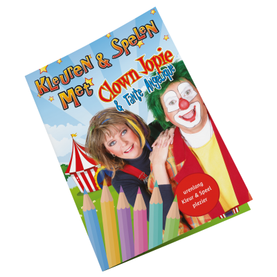 Kleurboek van Clown Jopie en Tante Angelique