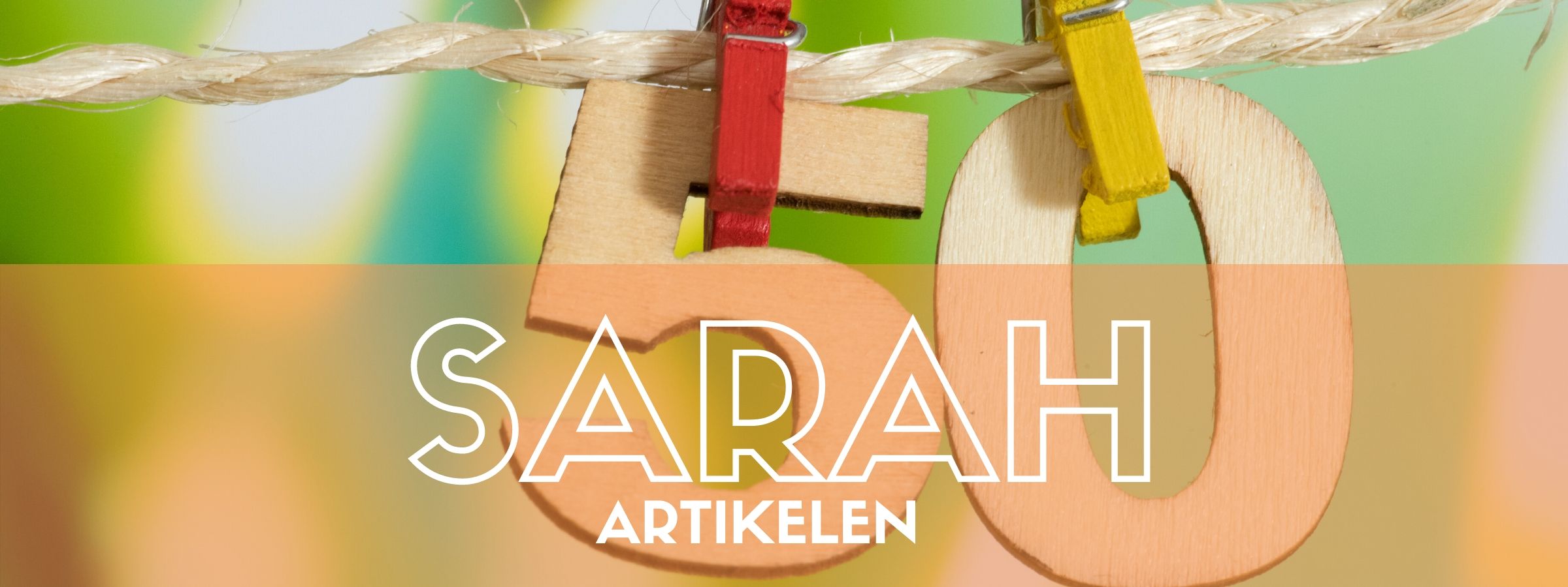 Sarah artikelen nodig? Bestel ze bij JB Feestartikelen