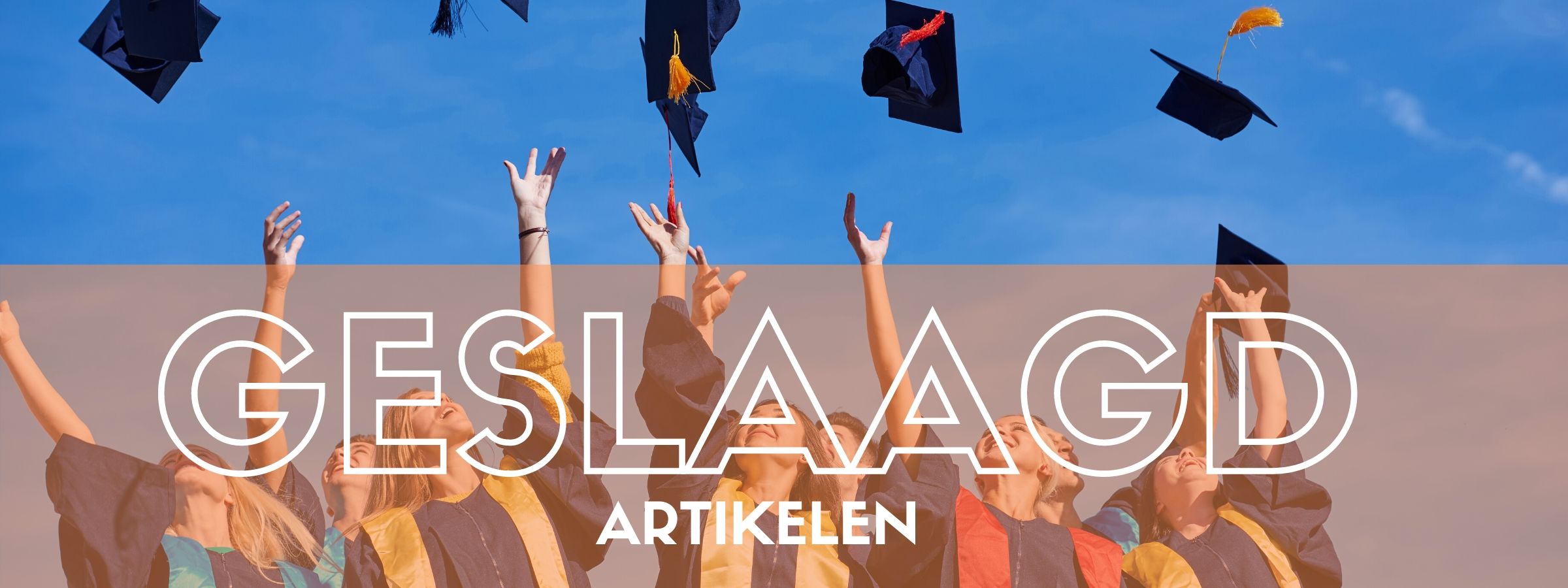 Geslaagd artikelen bestellen bij JB Feestartikelen